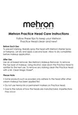 Mehron Practice Head Vinyl