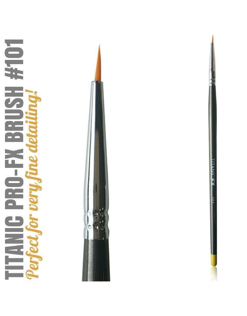 Titanic Pro-FX Brush 109 - Medium Round Duo Fiber Stipple Brush