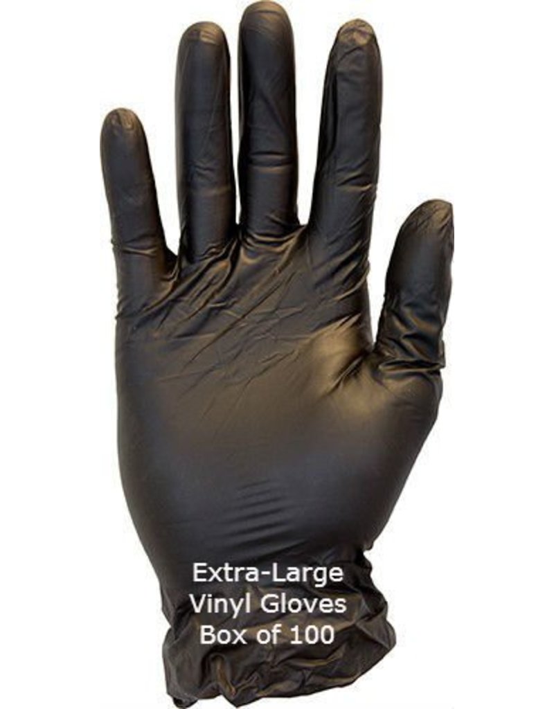 Just Sculpt Vinyl Gloves Black