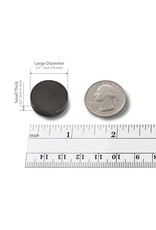 Just Sculpt 100 pcs Ceramic Magnets - Tiny 18 mm (.709 inch) Round Disc