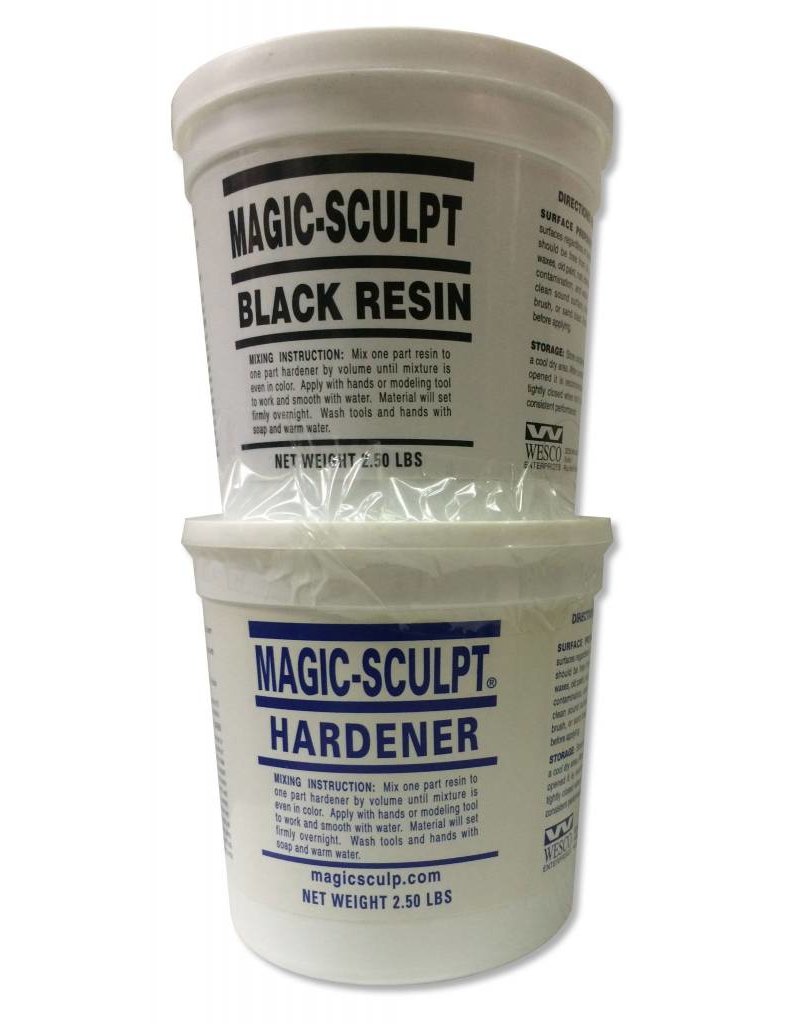 M00610 MOREZMORE 1 lb BLACK Magic Sculpt Sculp Epoxy Clay Model Putty