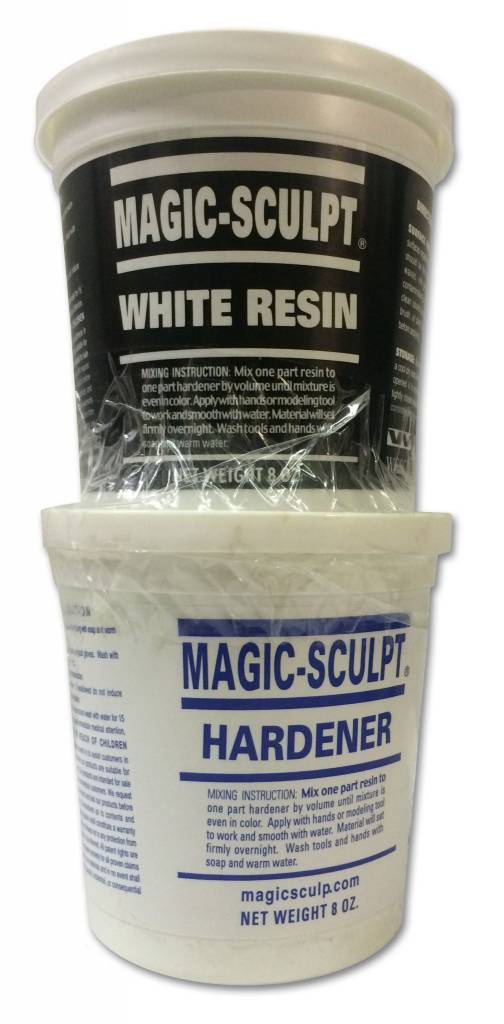  White Epoxy Sculpt Clay, 1 Pound Self-Hardening AB Epoxy Sculpt  Clay for Sculpting, 2 Part Modeling Compound (A & B), Epoxy Clay Magic  Sculpt for Sculpting, Modeling, Filling, Repairing : Arts