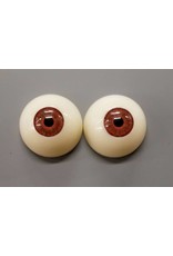 Just Sculpt Acrylic Eyes 30mm Hazel (Pair)