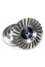 Just Sculpt Fine 100/120 grit 4" Sintered Turbo Diamond Grinding Wheel