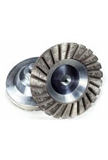 Just Sculpt Coarse 30/40 grit 4" Sintered Turbo Diamond Grinding Wheel