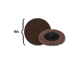 3M Scotch-Brite™ Roloc™ Precision Surface Conditioning Disc 4'' TR Coarse Brown (10 Pack)