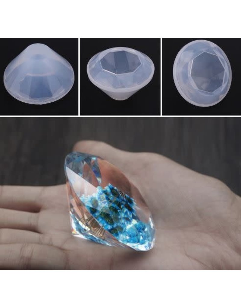 Just Sculpt Silicone Mold Diamond Large The Compleat Sculptor