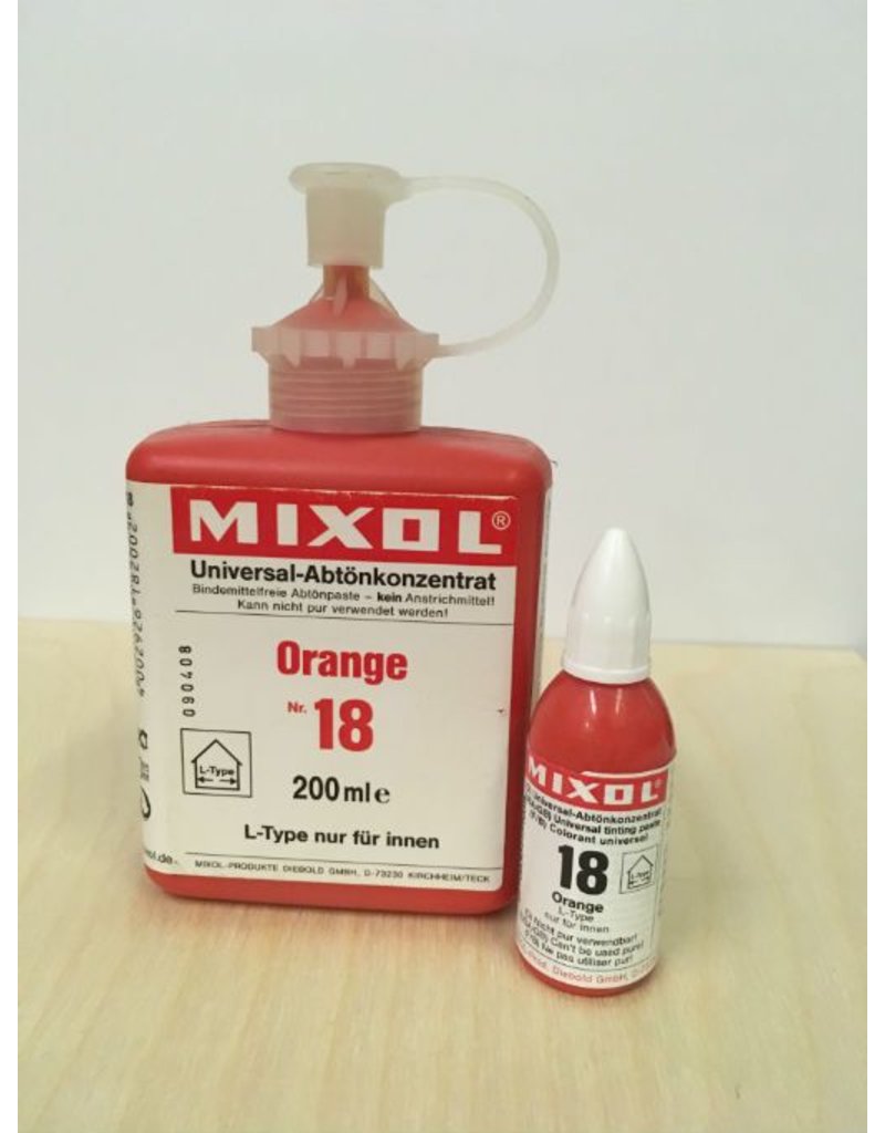 Mixol #18 Orange (all sizes)