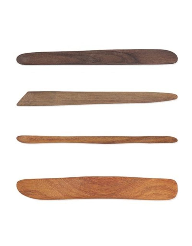 Sculpture House Hardwood Modeling Tools - Set of 4 Tools