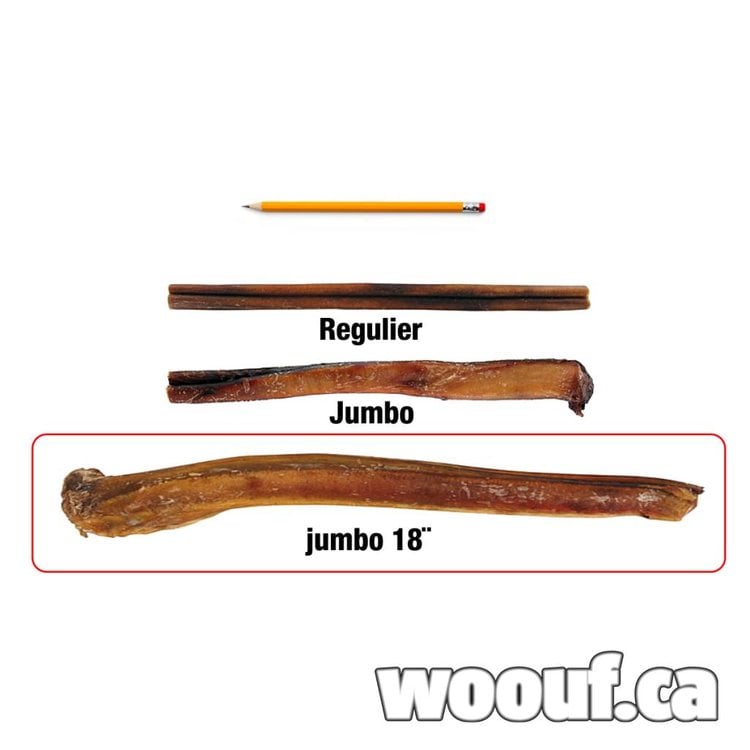 NODC Bully sticks jumbo 18'' Mastication woouf