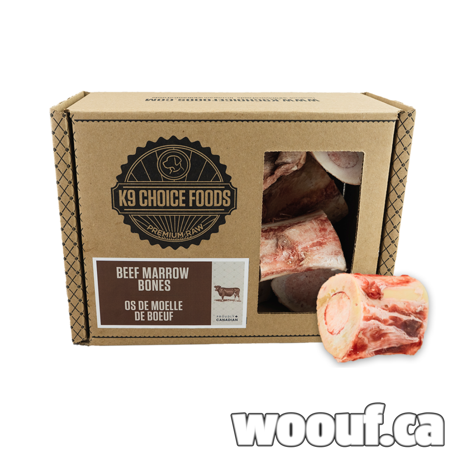 K9 Choice K9 Choice - Os a moelle assortis - Assorted Marrow Bones 3lb