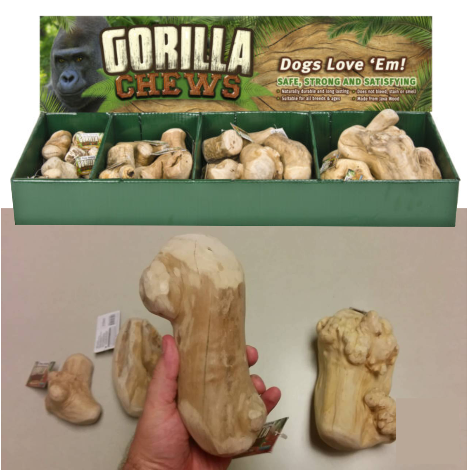 gorilla chew dog