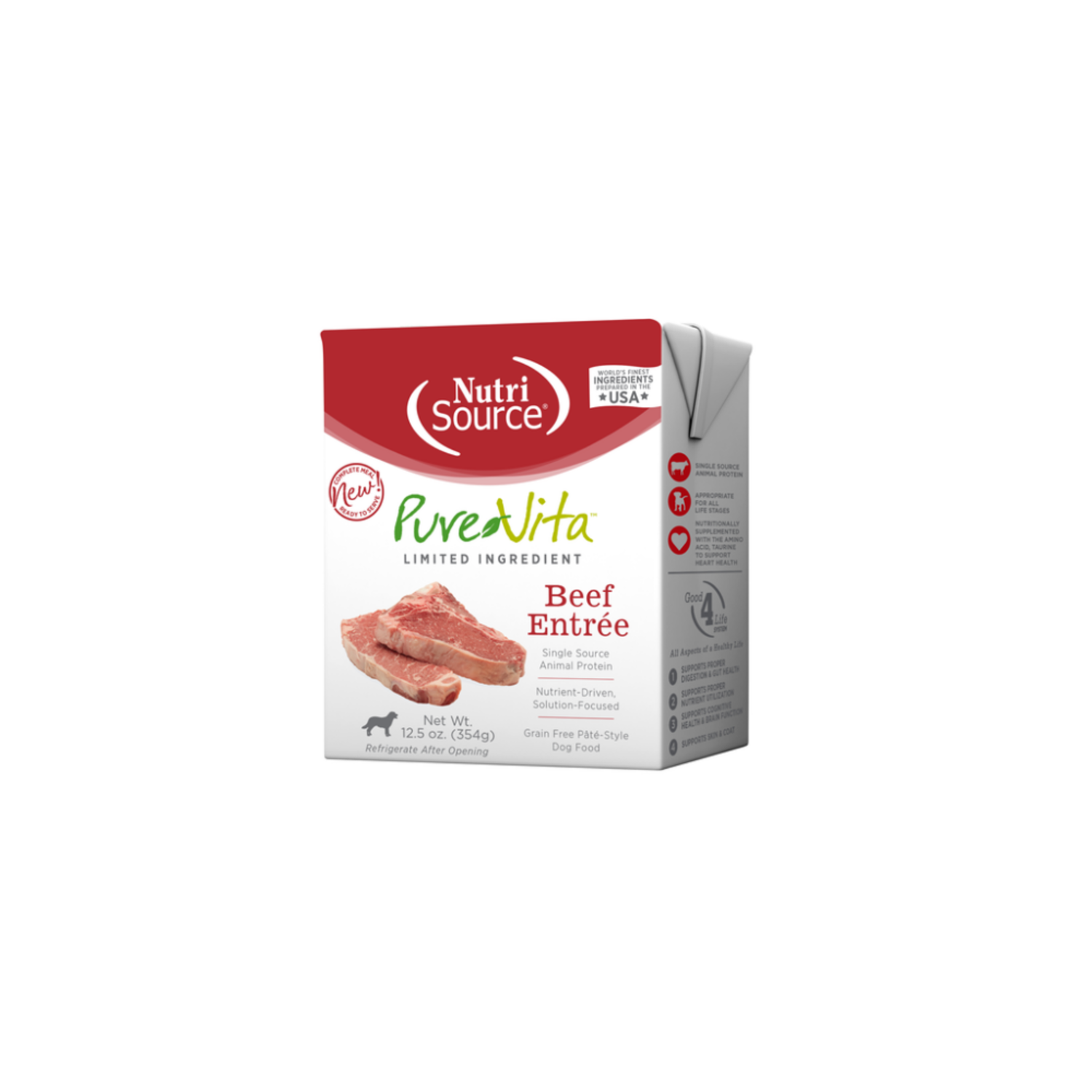 PureVita Entree Boeuf 12.5oz woouf