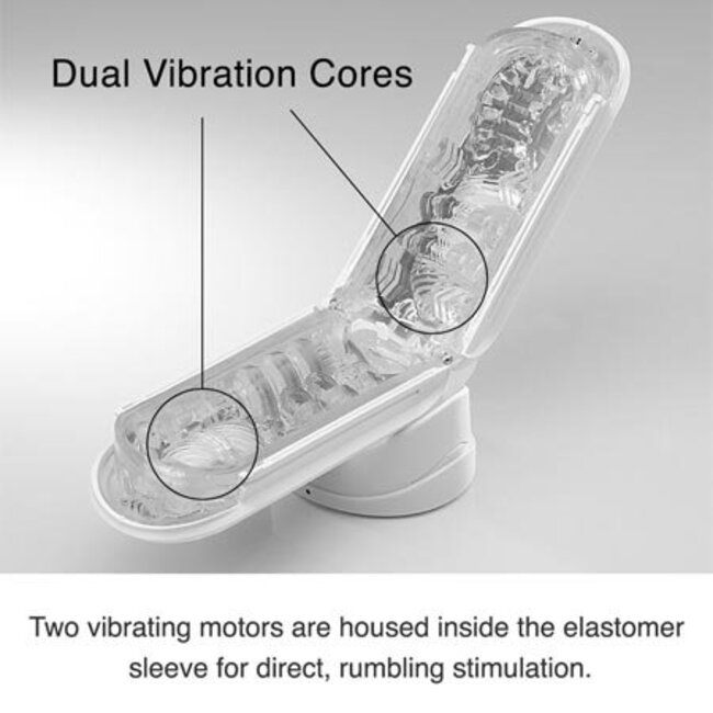 Tenga Flip Zero EV Vibrating Stroker, White