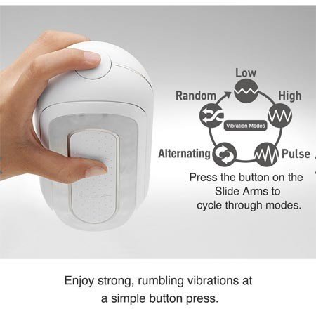 Tenga Flip Zero EV Vibrating Stroker, White