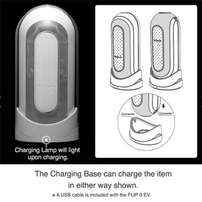 Tenga Flip Zero EV Vibrating Stroker, White