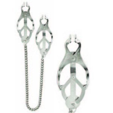 Nipple Clamps SPF-41 Endurance Butterfly with Chain
