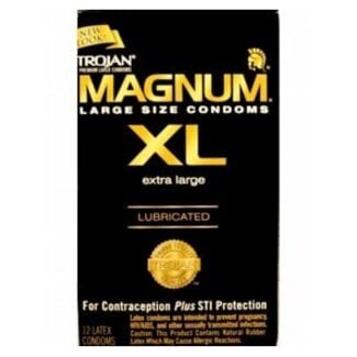 Trojan Magnum XL Condoms, 12-pack