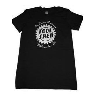 Tool Shed T-Shirt Fitted Hourglass Cut, Black