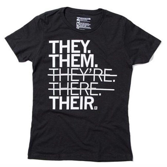 SALE! They Them Their T-shirt, Hourglass Cut