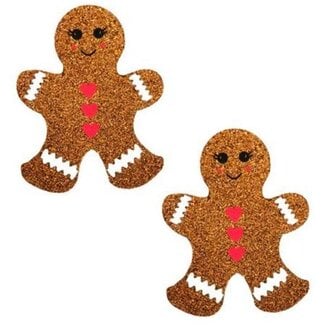 Nipztix Gingerbread People Glitter Pasties