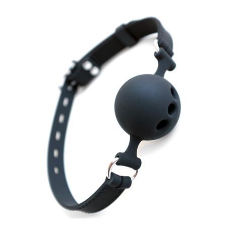 Silicone Breathable Ball Gag with Silicone Strap - The Tool Shed