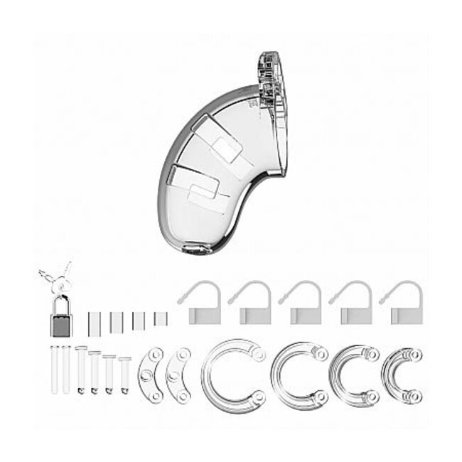 Man Cage Model 01 with 3.5" Cage, Clear