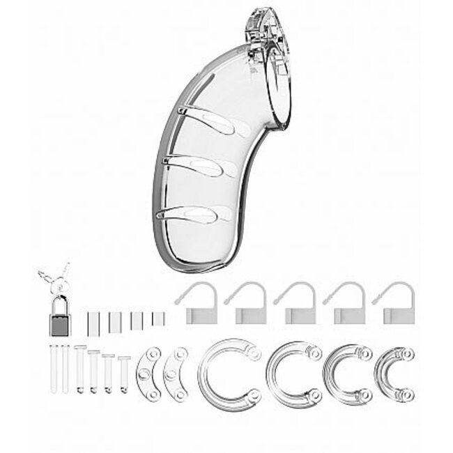 Man Cage Model 03 with 4.5" Cage, Clear