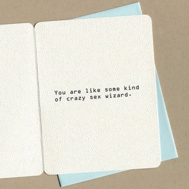 Wizard Greeting Card