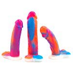 Vixen Tie Bright Dildos