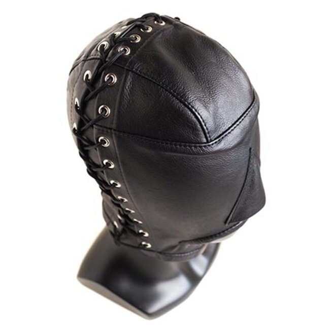 Open Mouth Leather Hood