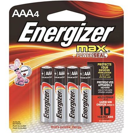 Energizer AAA Batteries 4-pack
