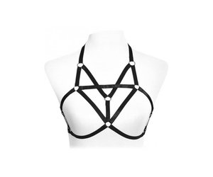 Shay Strappy Harness Bra - The Tool Shed: An Erotic Boutique