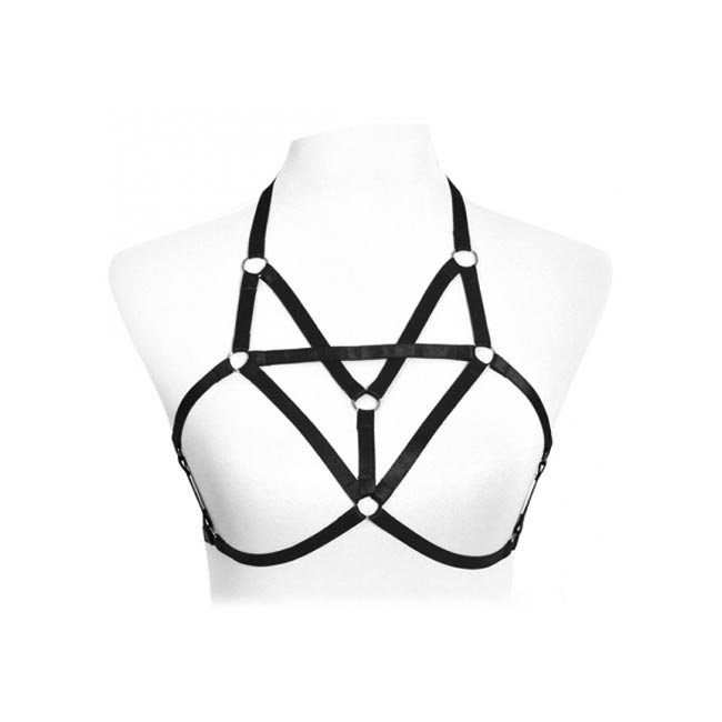 Shay Strappy Harness Bra - The Tool Shed: An Erotic Boutique