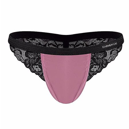 You're Too Classy Thong Panty, Tropical Pink