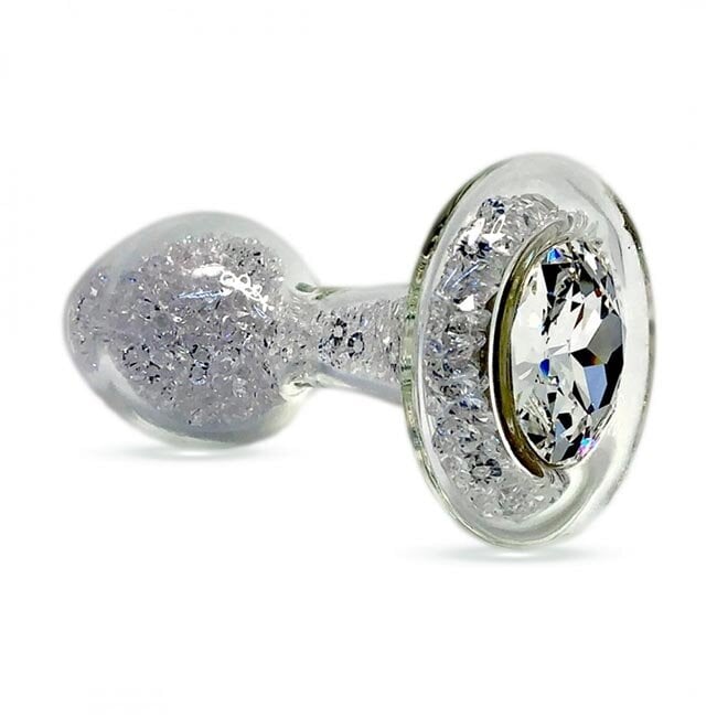 Sparkle Butt Plug, Clear