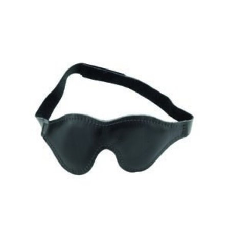 Classic Leather Blindfold, Padded Fabric Lining - The Tool Shed: An Erotic  Boutique