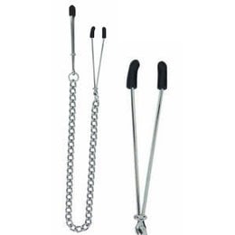 Nipple Clamps SPF-19 Tweezer Style with Chain