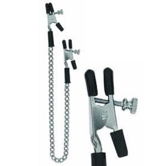 Nipple Clamps SPF-29 Alligator Tip Adjustable with Chain
