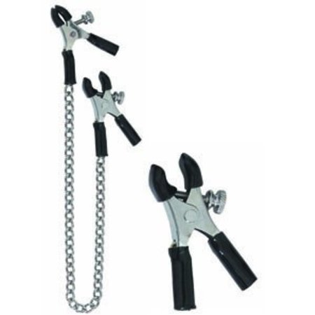 Nipple Clamps SPF-31 Micro Pliers Adjustable with Chain