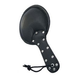 Padded Leather Paddle, Black