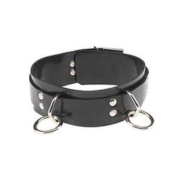 Rubber Double Strap Collar with Locking Buckle