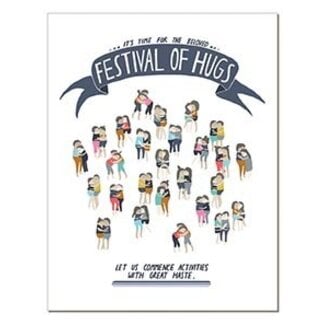 Festival of Hugs Greeting Card