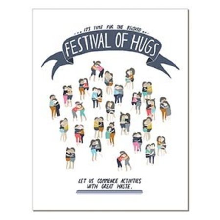 Festival of Hugs Greeting Card