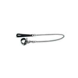 Buckling Cock Ring and Leash Set
