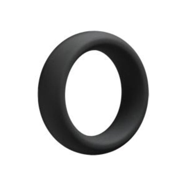 Optimale Wide Silicone Cock Ring, Black