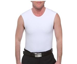Underworks Cotton Concealer Muscle Shirt Binder 974- John Henry, White -  The Tool Shed: An Erotic Boutique