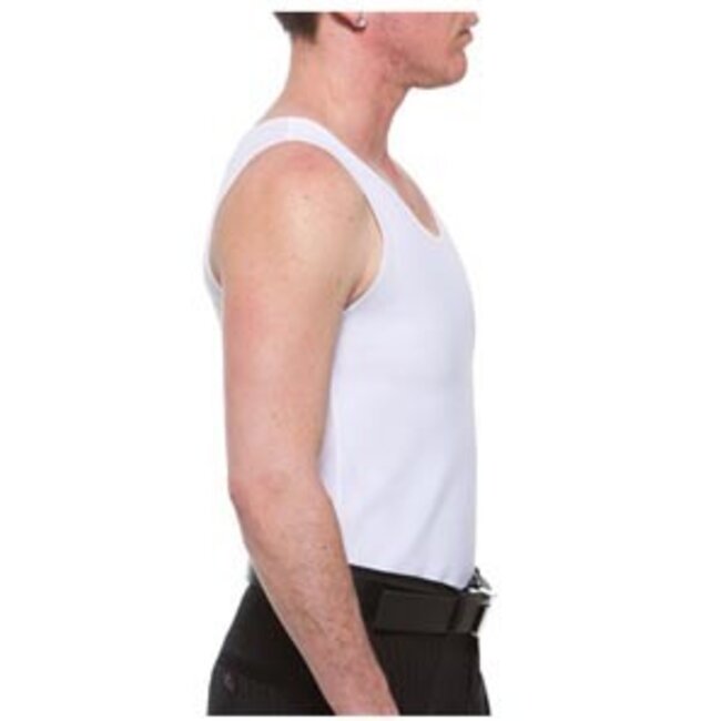 Underworks Double Front Compression Chest Binder 997- Anton, White