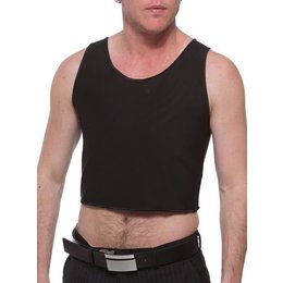 Underworks Tri-top Chest Binder 983- Floyd, Black