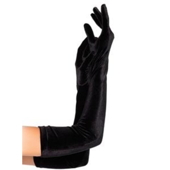 Velvet Opera Length Gloves 2052